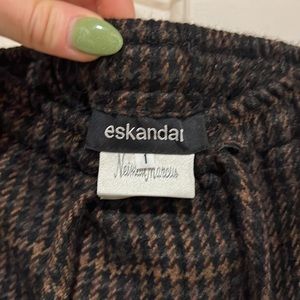100% Cashmere Eskandar Drawstring Pants - Tweed